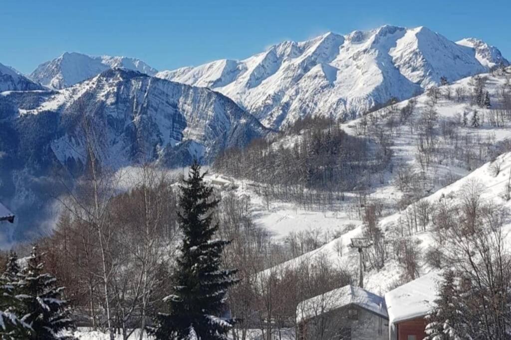 Studio Uissan Pour 5 Personnes A Cote Des Pistes Huez エクステリア 写真