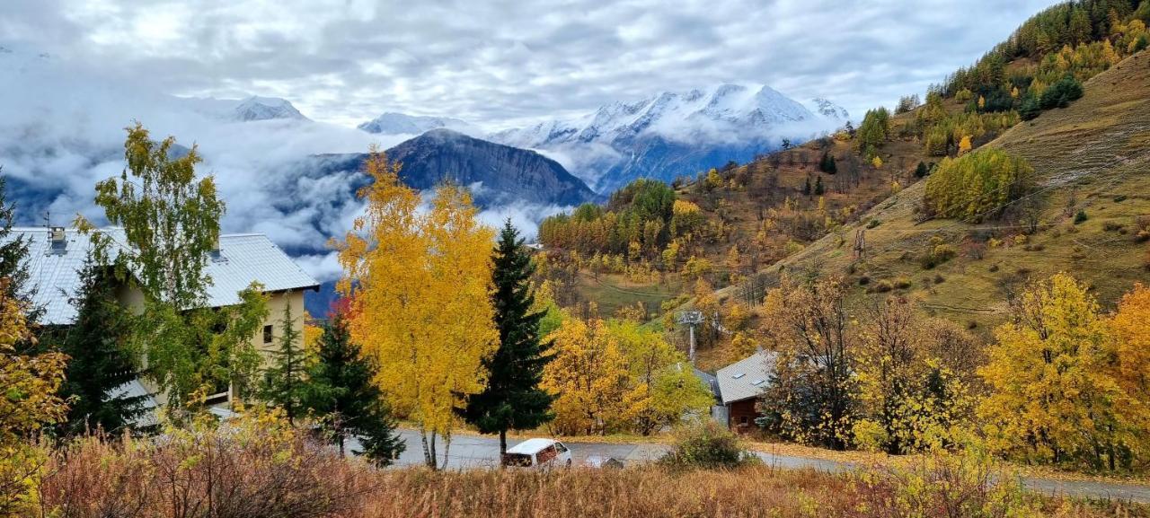 Studio Uissan Pour 5 Personnes A Cote Des Pistes Huez エクステリア 写真